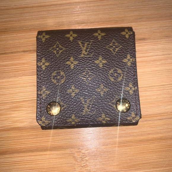 Louis Vuitton Brown Monogram Coated Canvas Jewelry Box Gold